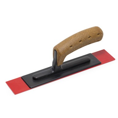 Plastic Float 280x50x3 mm, red blade, Bevel Edges