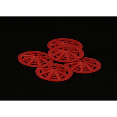 Red PP Washer, 48 mm