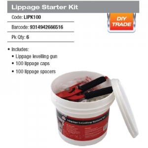 LIPPAGE STARTER KIT - 100PCS INCLUDES 100 x CAPS, SPACERS 1 x LIPTL LIPPAGE GUN