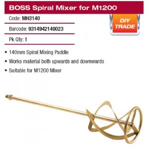 MIXER - SPIRAL GLUE 140MM