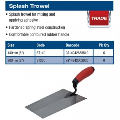 TROWEL - SPLASH 200MM